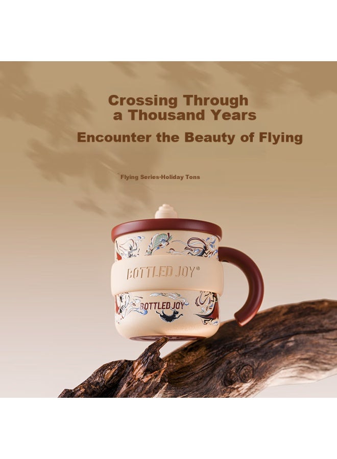 Bottled Joy Holiday Mark Cup With Lid Stainless Steel 316 Yibo Student Insulated Cup - Image 1