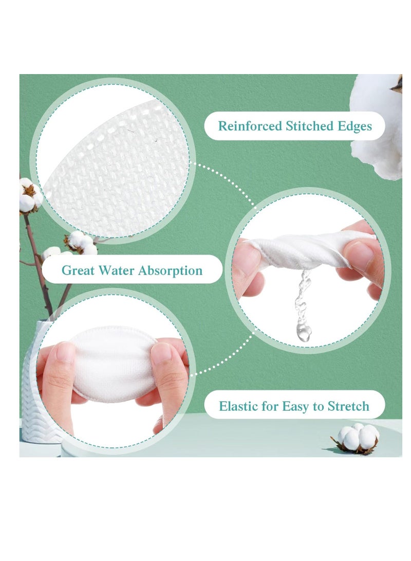 Maxcheck Maxcheck 2000 Pcs Cotton Rounds Bulk Exfoliating Rounds Cotton Rounds for Face Makeup Remover Pads Cotton Facial Pads Cotton Pads for Face Cotton Pads for Makeup Removal Toner Pads  - Image 2