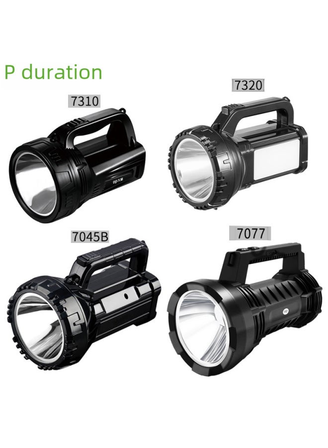 Long-term Portable Flashlight Rechargeable Outdoor Camping Long-range Searchlight Patrol Fire Emergency Hand Lamp-Color:40w (4800 Mah Lithium Battery/5.5-11 Hours Battery Life)  - Image 3