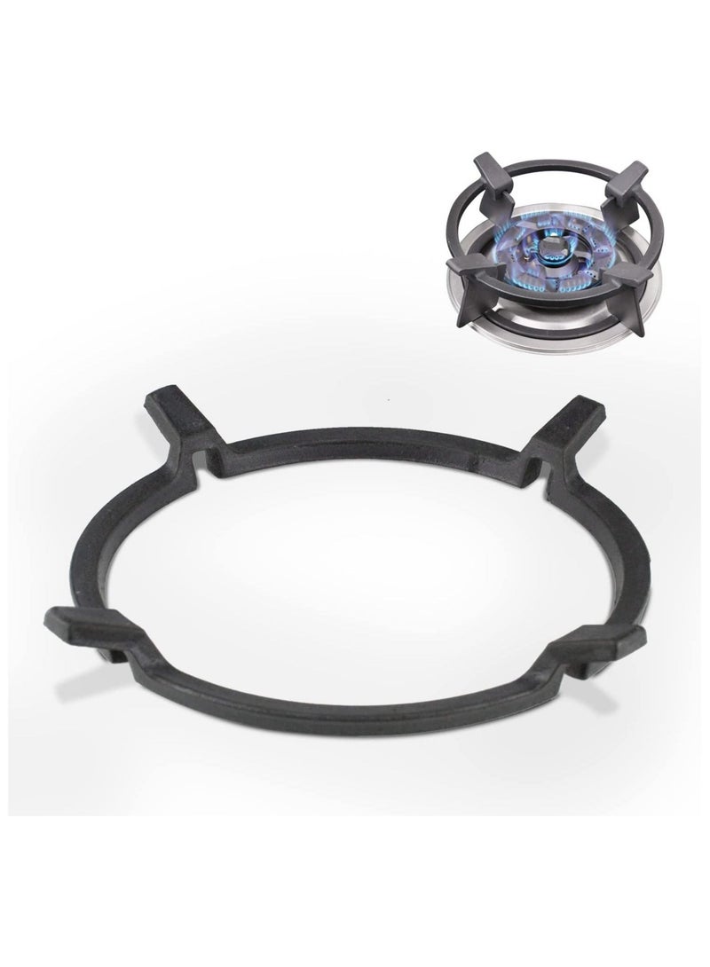 Captaintech Universal Cast Iron Wok Pan Support Rack,  Stand Non Slip Cooktop Range Pan Rack, Stove Accessories for Kitchen Wok, Cooktop, Cooking Pot (Diameter: 16cm) - Image 1