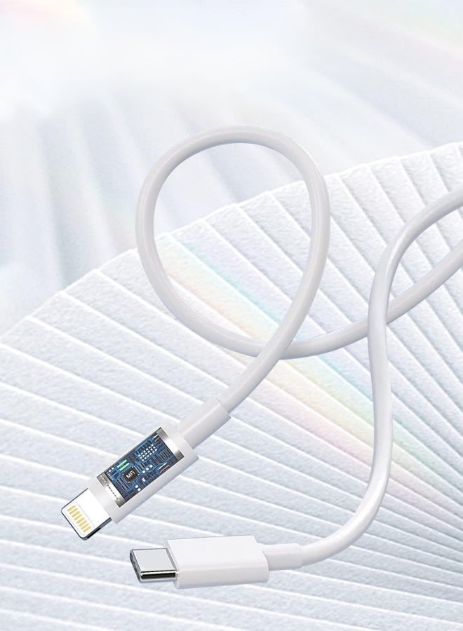 كابل USB-C إلى Lightning، عدد 2، بطول 1.8 متر، شحن سريع 20 واط PD، معتمد من MFi - Image 3