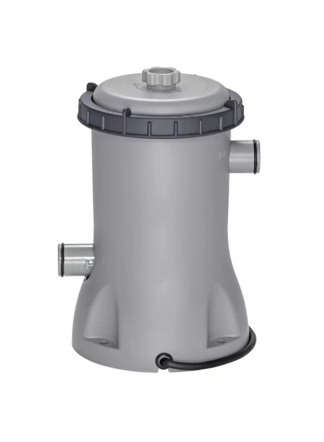 Bestway Flowclear 2006 L (530 Gallon) Filter Pump for Above Ground Swimming Pools, 530 GPH Cartridge Filter Pump with Type II Filter Cartridge - Image 4