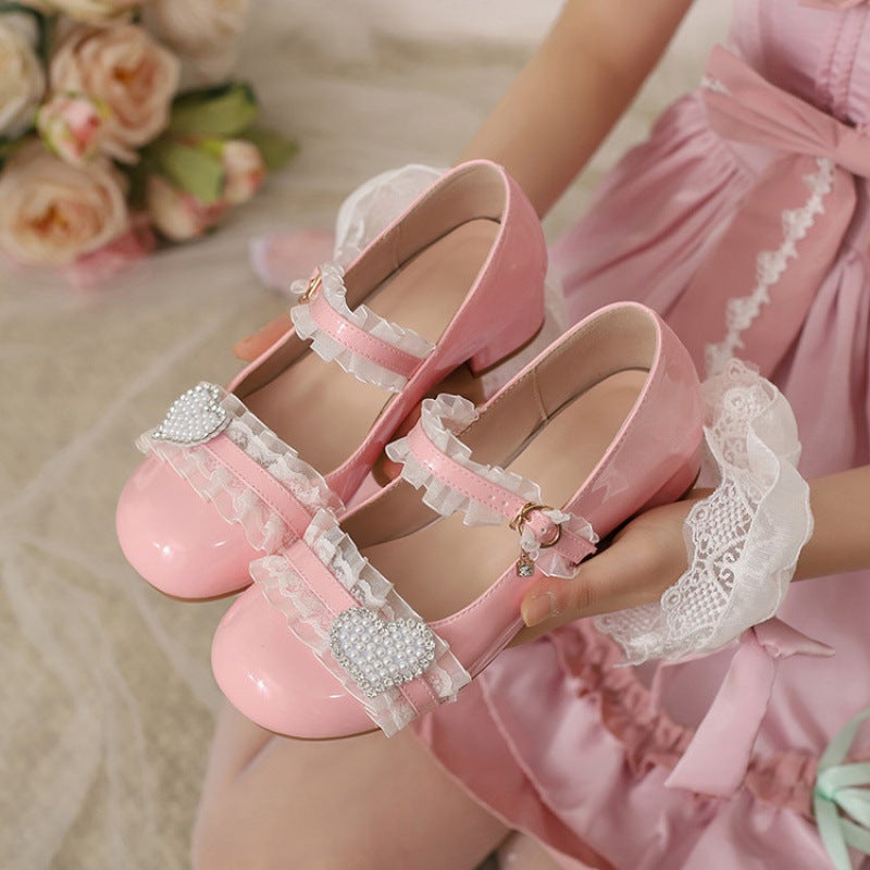 Four Seasons Wear Girls' Leather Shoes Beef Tendon Soft Sole New Style Middle School Children'S And Little Girl'S Shoes For Elementary School Students' Leather Shoes Girls' Shoes - Image 3