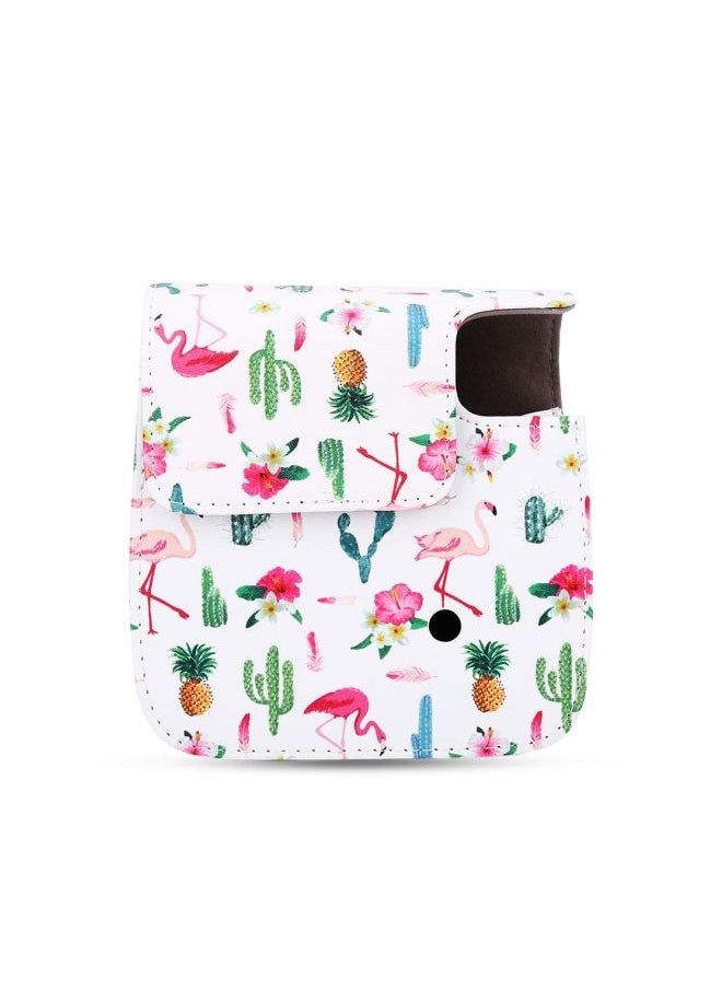 Loquat Protective Bag With Shoulder Strap For Fuji Fujifilm Instax Mini 8/8+/9 White/Pink/Green  - Image 4