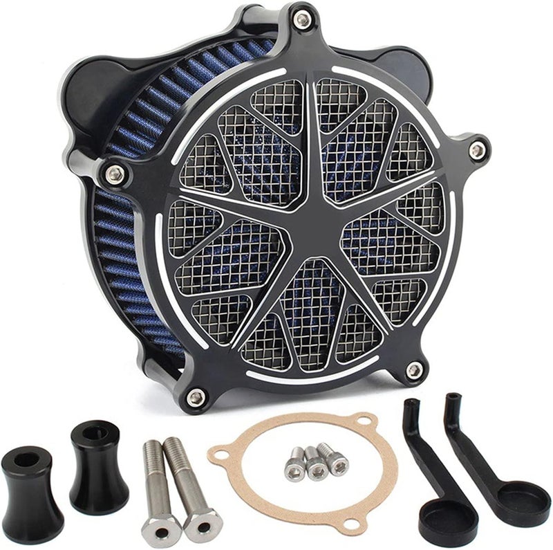 DEMULAX Motorcycle Air Filter Cleaner Intake Kit
