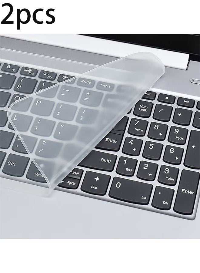 Ailily 2pcs Laptop Keyboard Protective Case, Suitable for 13-14 Inch Laptop Keyboards, Ultra-Thin Waterproof and Dustproof Silicone Keyboard Shell - Image 1