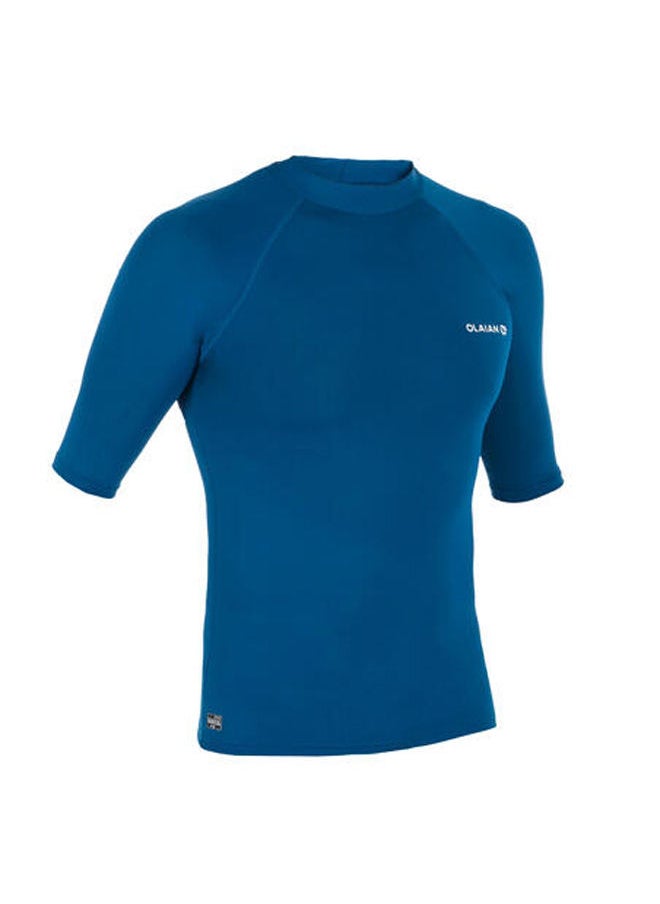 OLAIAN Men's Short Sleeve Uv Protection Surfing Top T-Shirt  - Image 1