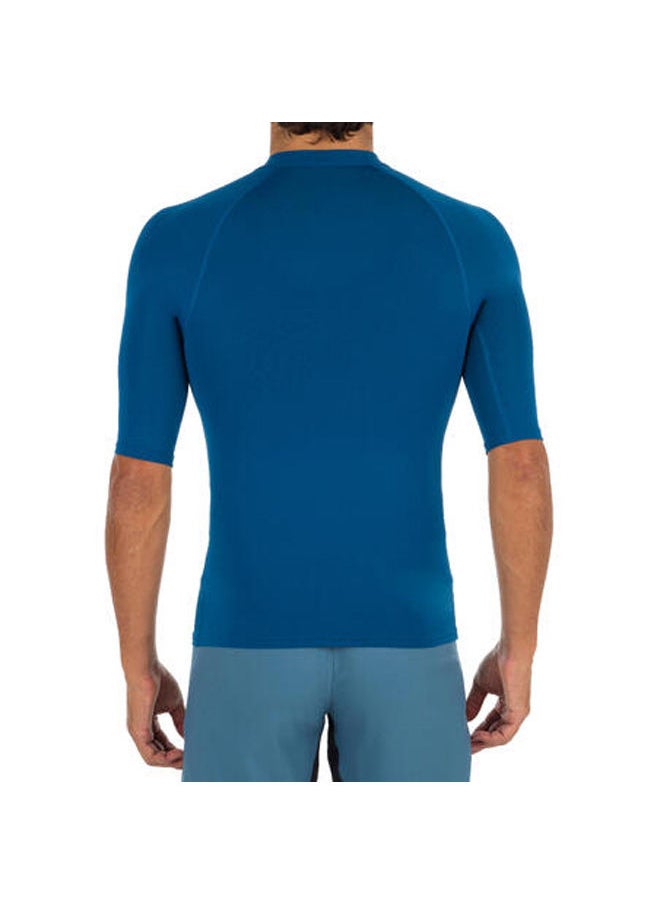 OLAIAN Men's Short Sleeve Uv Protection Surfing Top T-Shirt  - Image 2