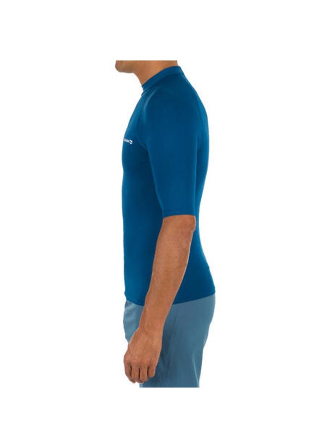 OLAIAN Men's Short Sleeve Uv Protection Surfing Top T-Shirt  - Image 3