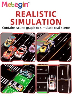 MEBEGIN 48PCS Pull Back Cars Playset, Mini Die-Cast Race Cars Set, Colorful Vehicles Kit with Storage Box, Push and Go Toy Race Car Vehicles, Easy to Carry and Organized, Ideal Gifts for Kids Aged 3+  - Image 4