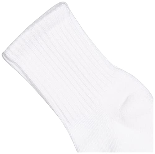 Jefferies Socks Unisex Baby Newborn Seamless Sport Half Cushion Crew Socks 6 Pack, White, 12-24 Months - Image 2
