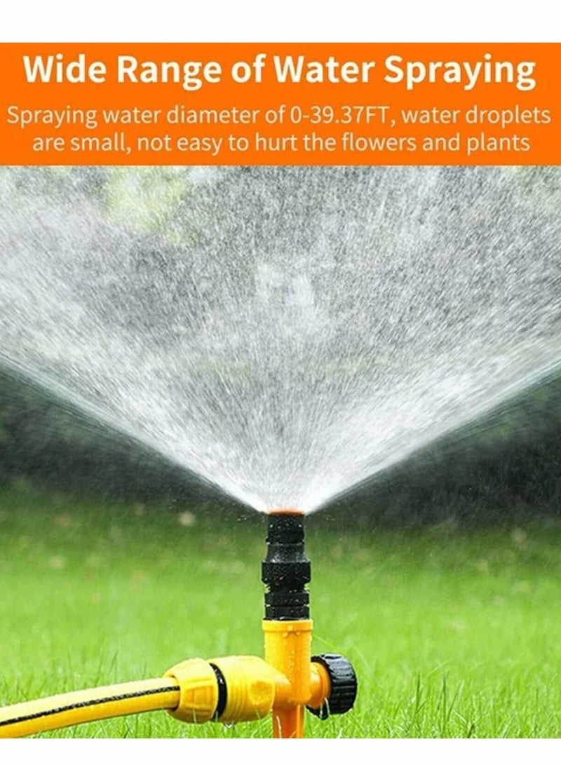 كابتن تيك 360° Rotation Auto Irrigation System, Multifunction-Adjustable Garden Sprinkler for Outdoor Grass Garden Yard Lawns, Automatic Garden Lawn Sprinkler Irrigation, 3 Adjustment 90°-180°-360°, (3 PCS) - Image 3