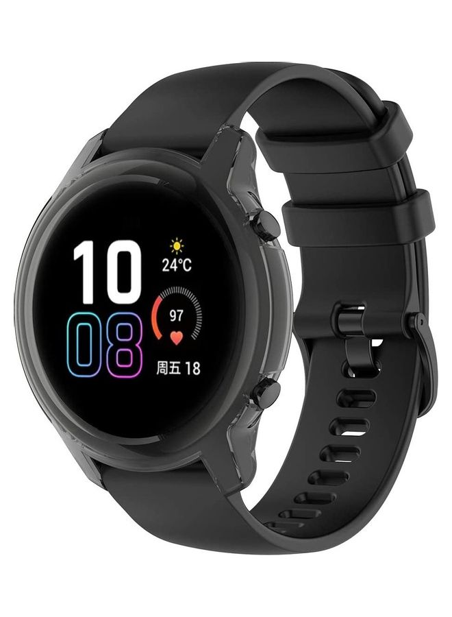 NIBEMINENT Protective Case Cover For Honor Magic Watch 2 46mm Grey  - Image 4