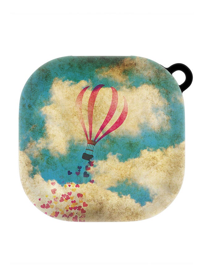 Stylizedd StylePods Custom Case Samsung Galaxy Buds Pro (2021) / Buds Live Case With Anti-Lost Keychain - Spreading The Love - Image 1