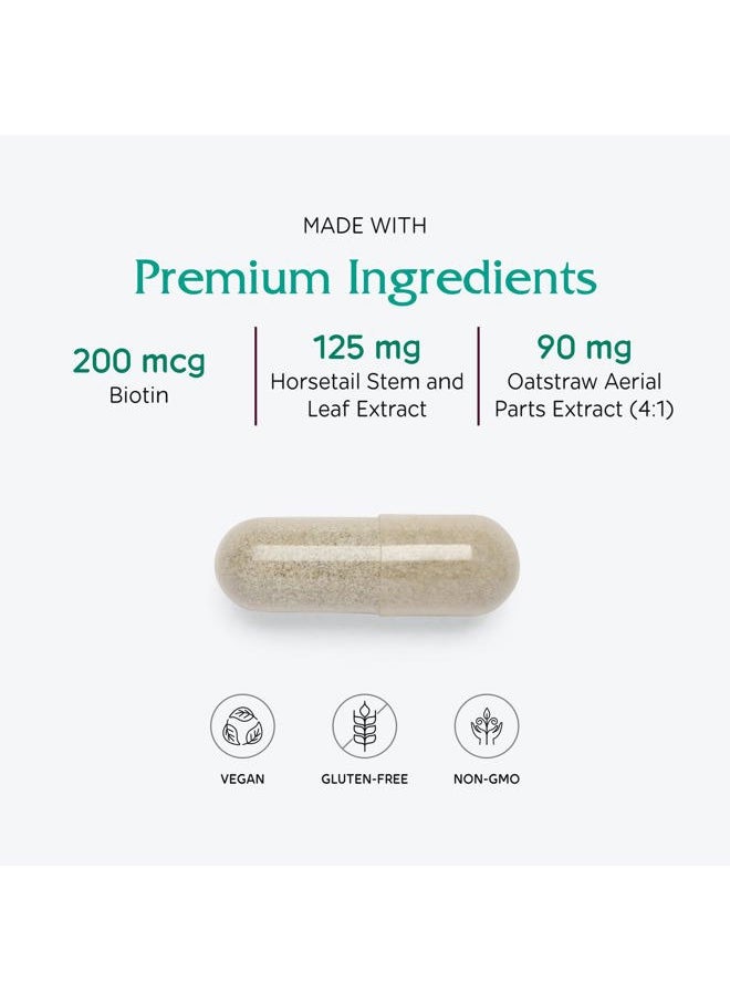 Vitanica , Luminous, Hair, Skin and Nail Support, Vegan, 60 Capsules  - Image 4
