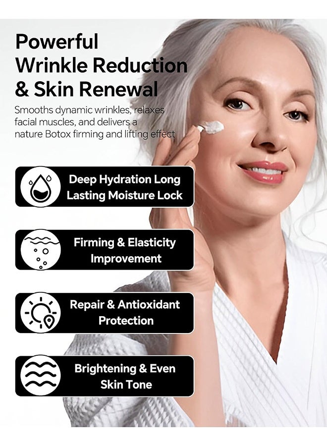 OUHOE Botox Bee Venom Cream Wrinkle Removal & Firming, Moisturizing, Lifting & Recovery For All Skin Type, Anti-Aging Bee Venom Cream, Lifting & Recovery, Face Cream Moisturiser, Recovery and Anti-Wrinkle Care Cream, 20g - Image 5