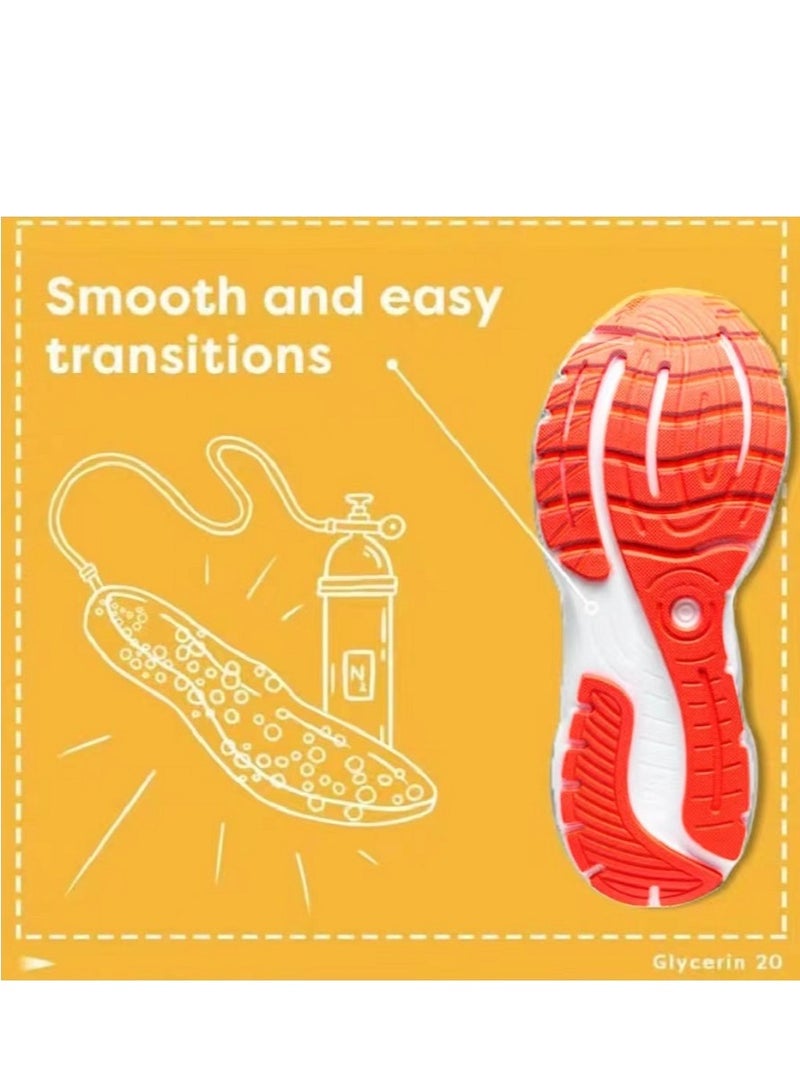 Glycerin 20 Cushioning Men and Women Running Shoes Blue/Orange
