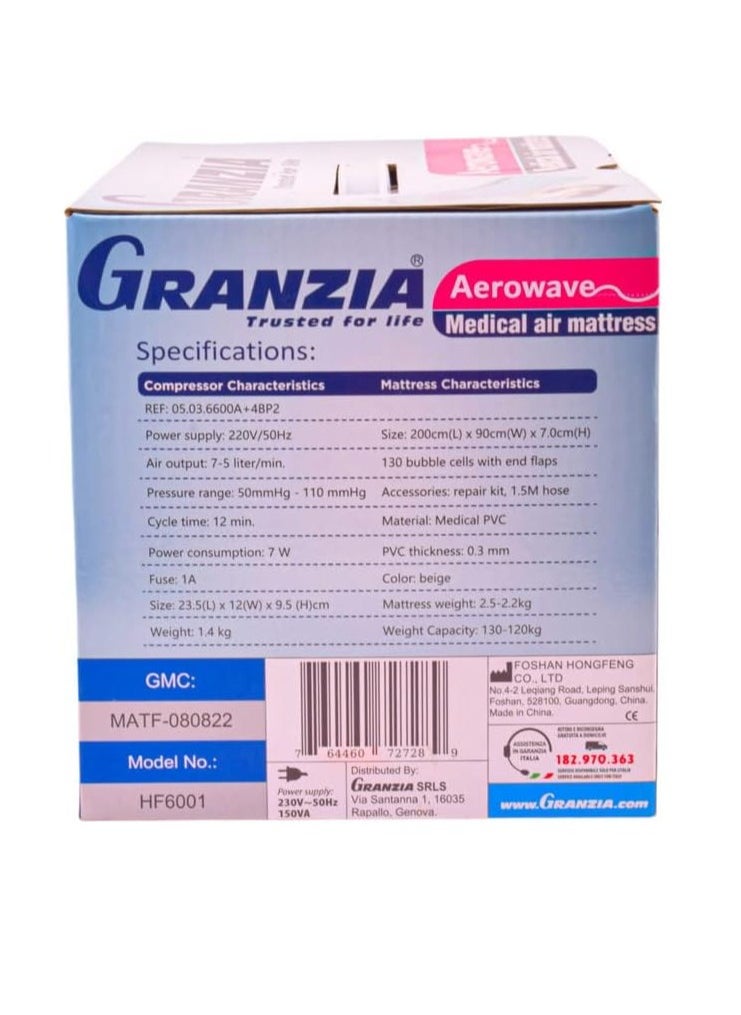 Granzia - Granzia Padotrex Medical Air Mattress – Anti-Bedsore with Air Pump - Image 1