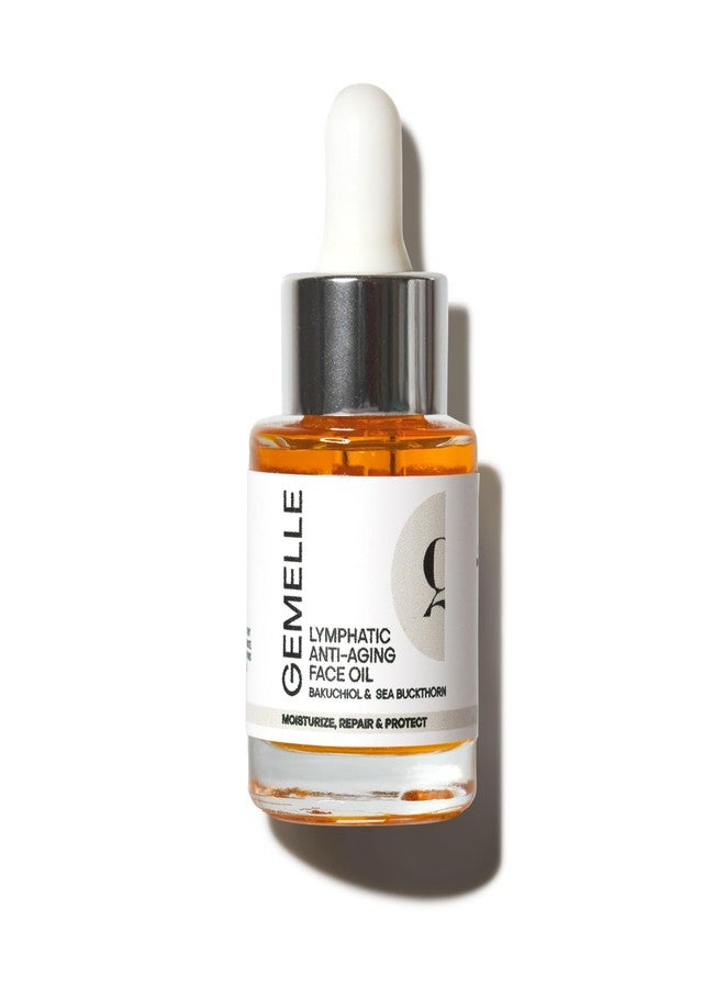 GEMELLE Lymphatic Anti-Aging Face Oil | 10x Award winner | Vitamin C,E & A | Moisturize, Repair & Protect | Bakuchiol, Sea Buckthorn & More! | Organic, Natural, Clean Beauty | Starter, Travel 15ml - Image 1
