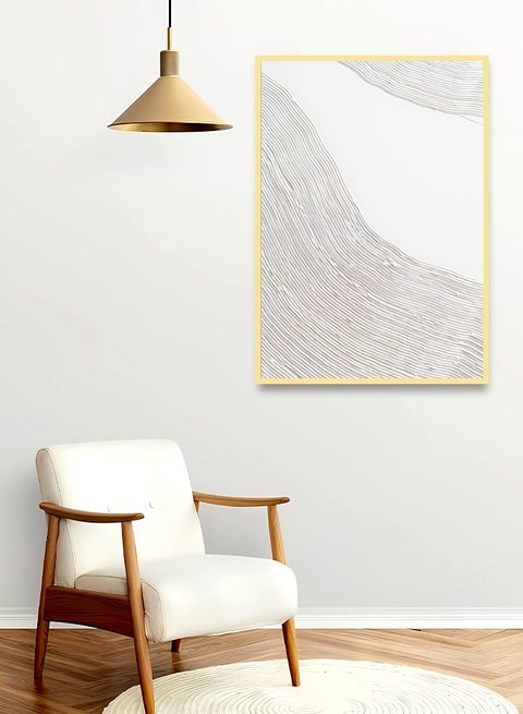 Canvas Wall Art For Wall Decoration Abstract Design With A Hollow Frame Size 120x80cm One Piece