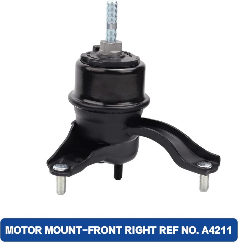 loongrie Engine Motor and Trans Mounts Set for 2002-2006 Camry and 2004-2008 Solara (2.4L) - OE Replacement - Image 4