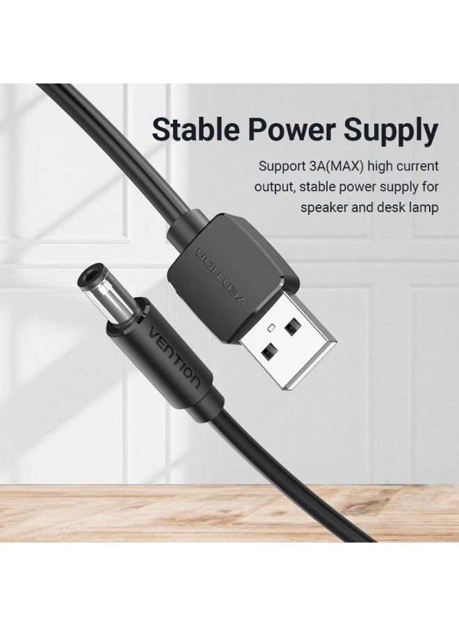 VENTION USB to 5.5mm Barrel Jack 5V DC Power Cable White 0.5m Model # CEYBD - Image 4