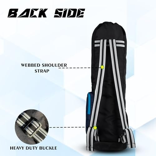WHACKK Mudra Unisex Yoga Aerobics Gym Mat Bags Air Ventilated Pocket for Shoes, Front & Top Open, Carry Way with 3-Way Options i.e. Backpack, Holdall or with a Loop (Navy) - Image 2