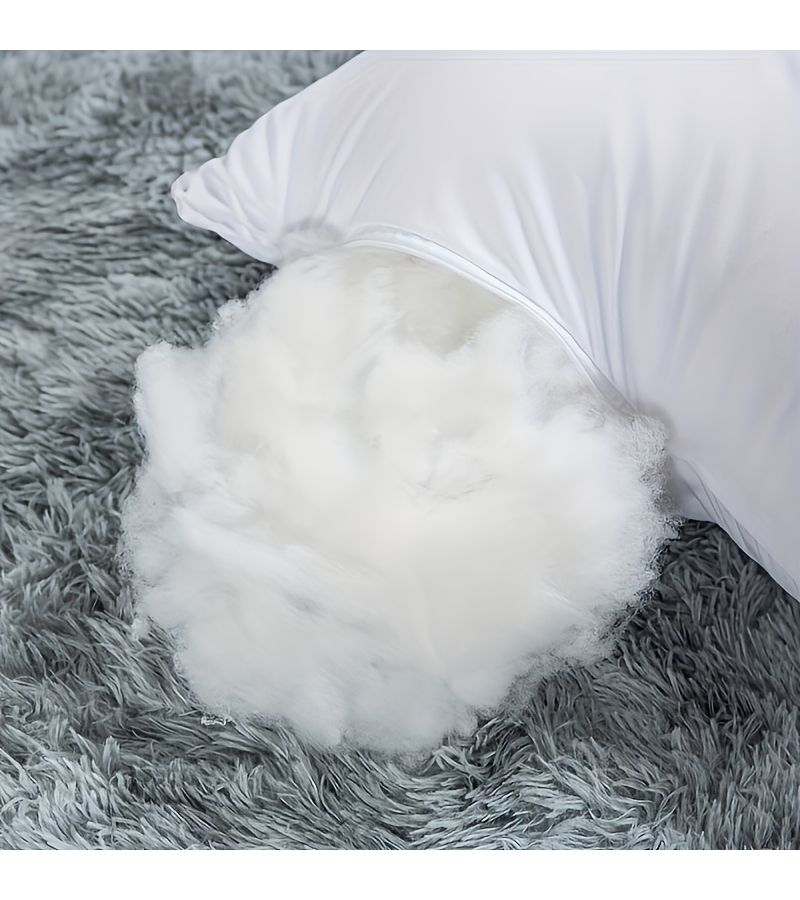 Standard Rebound Premium Filled Pillow Core White 11.81x11.81 Inch for Car Bedroom Indoor Outdoor Multifunctional Use - Image 4