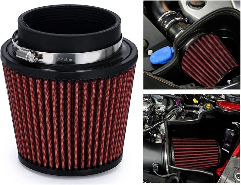 Wivplex 4" Universal High Flow Cold Air Intake Filter - Image 4