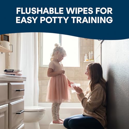 Cottonelle Fragrance Free Flushable Wet Wipes, Adult Wet Wipes, 8 Flip-Top Packs, 42 Wipes Per Pack - Image 4