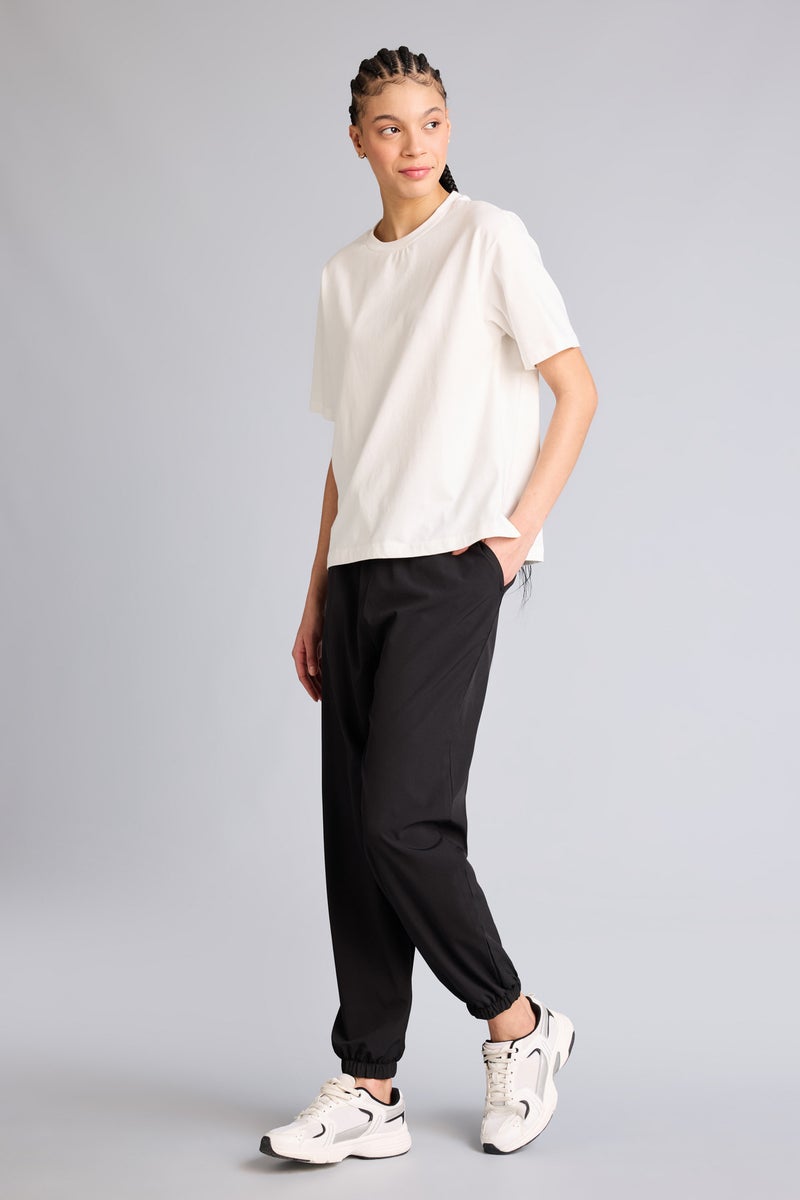 ديفاكتو بنطلون رياضي منسوج قصة عادية بجيب - Image 3