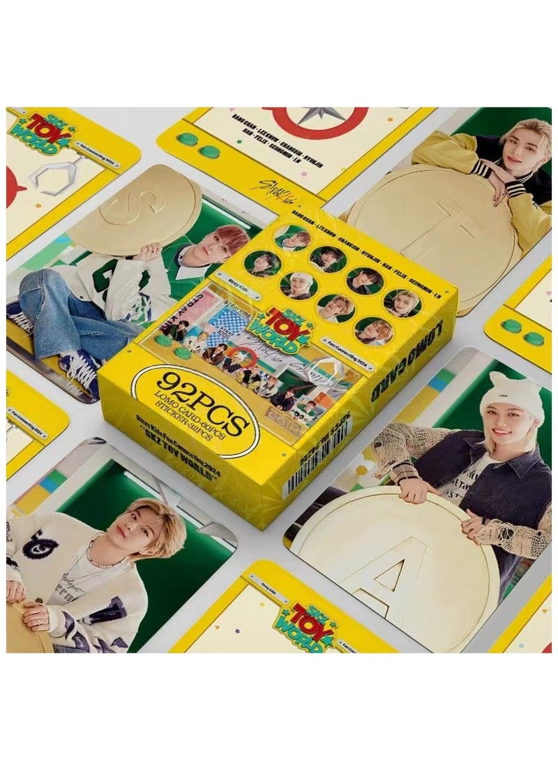 NIBEMINENT 92 Pcs Kpop Stray Kids Skz Toy World Lomo Cards Card For Fans Collection Gifts - Image 1
