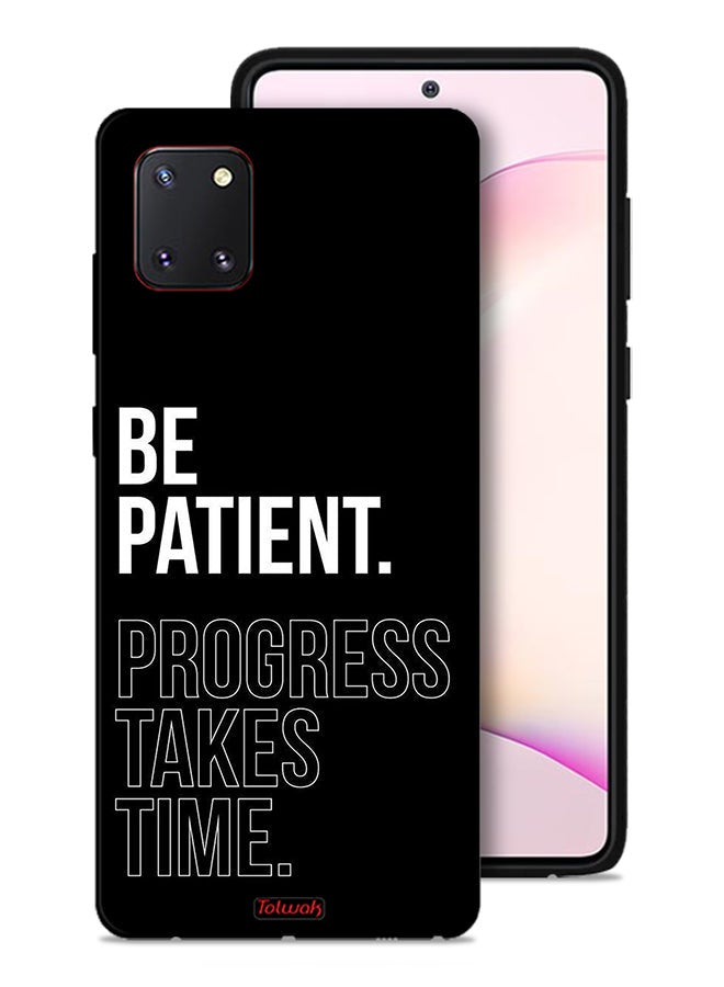 Tolwak Samsung Galaxy Note 10 Lite Protective Case Cover Be Patient Progress Takes Time - Image 1