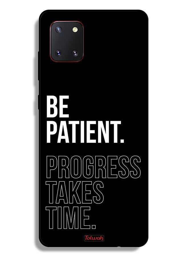 Tolwak Samsung Galaxy Note 10 Lite Protective Case Cover Be Patient Progress Takes Time - Image 2