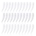 GOLACKY 200PCS Cosmetic Spatulas, Small Makeup Spatula, Mini Plastic Makeup Scoop for Mixing and Sampling, Skin Care Facial Cream Mask Spatula (White) - Image 2