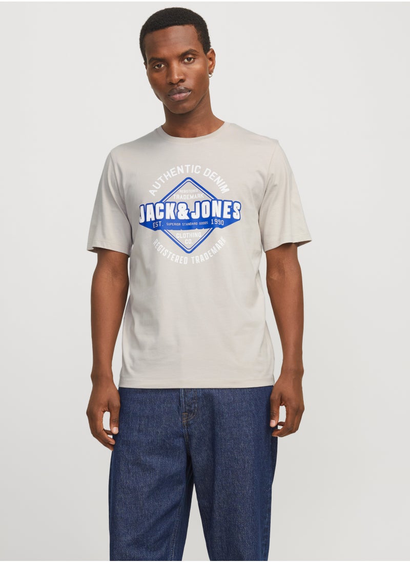 JACK & JONES JJELOGO TEE SS O-NECK 2 COL SS25 SN  - Image 1