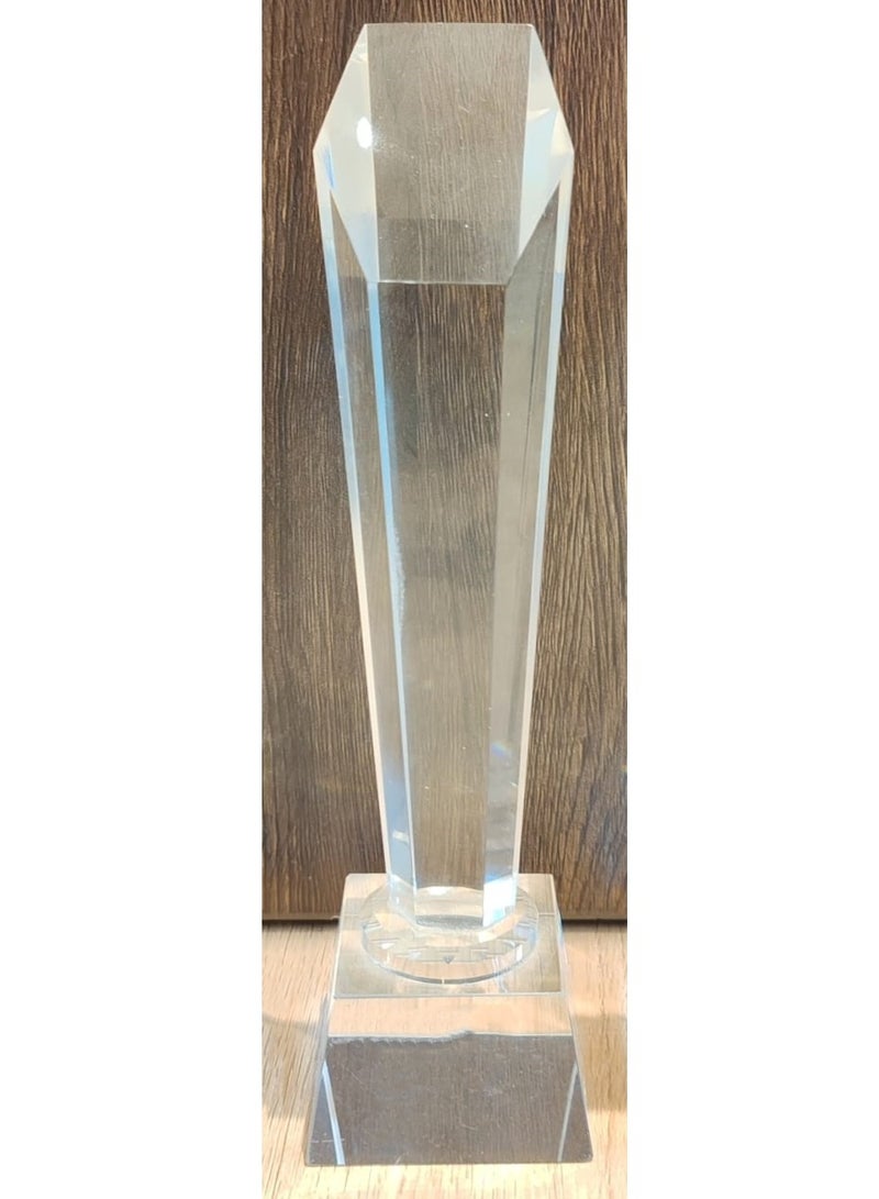 جفتكس Crystal Trophy Award, Top Hexagonal Shape - Image 4