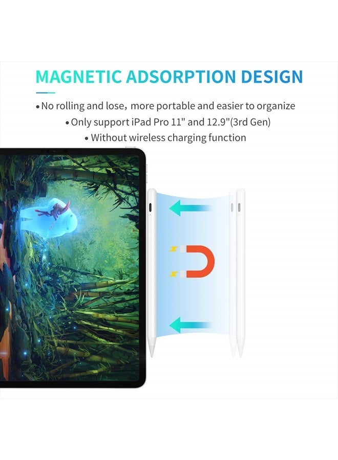 JAMJAKE Stylus Pen for iPad with Palm Rejection & Fast Charging, JAMJAKE iPad Pencil Compatible with Apple iPad Pro 11&12.9" (2018-2022), iPad 10/9/8/7/6th Gen, iPad Air 3rd/4th/5th Gen, iPad Mini 5/6th Gen - Image 3