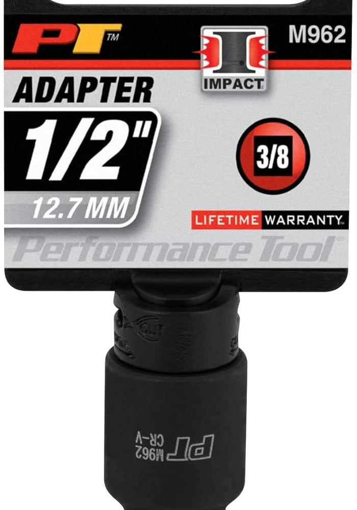 Performance Tool M962 3/8-Inch Female to 1/2-Inch Male Impact Adapter - Image 2