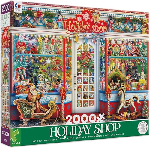 Ceaco Holiday Holiday Shop 2000 Piece Jigsaw Puzzle - Image 1