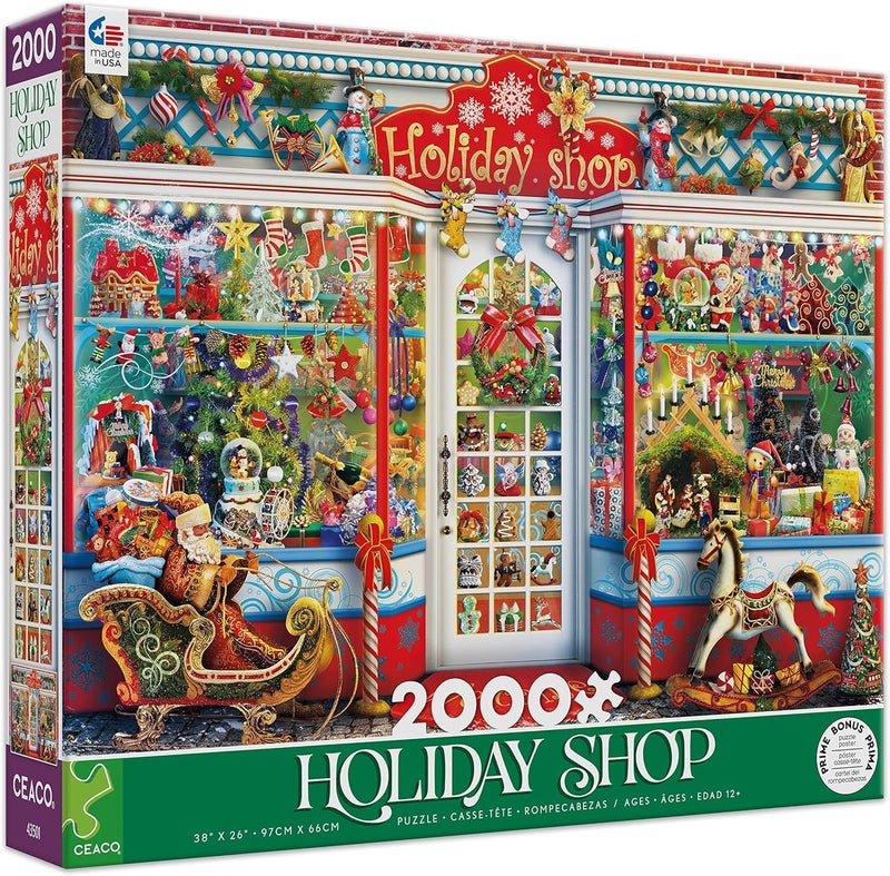 Ceaco Holiday Holiday Shop 2000 Piece Jigsaw Puzzle - Image 3