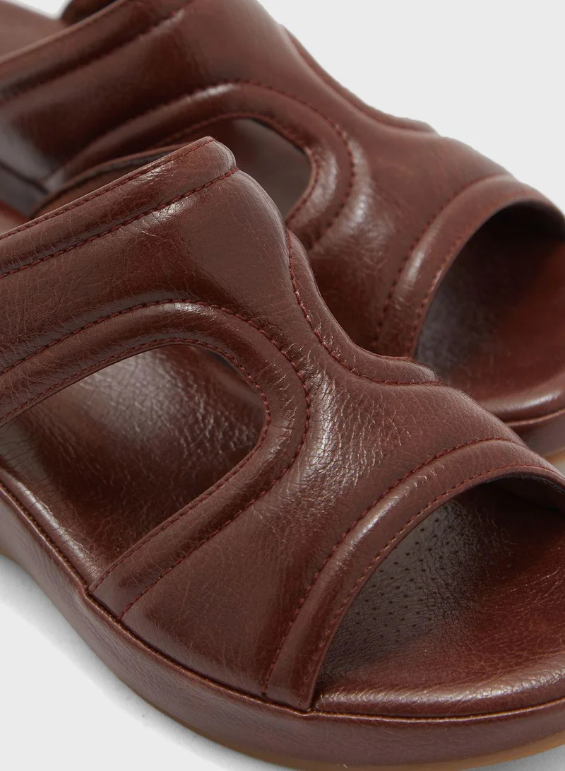 EEAZID Daria Wedge Sandals