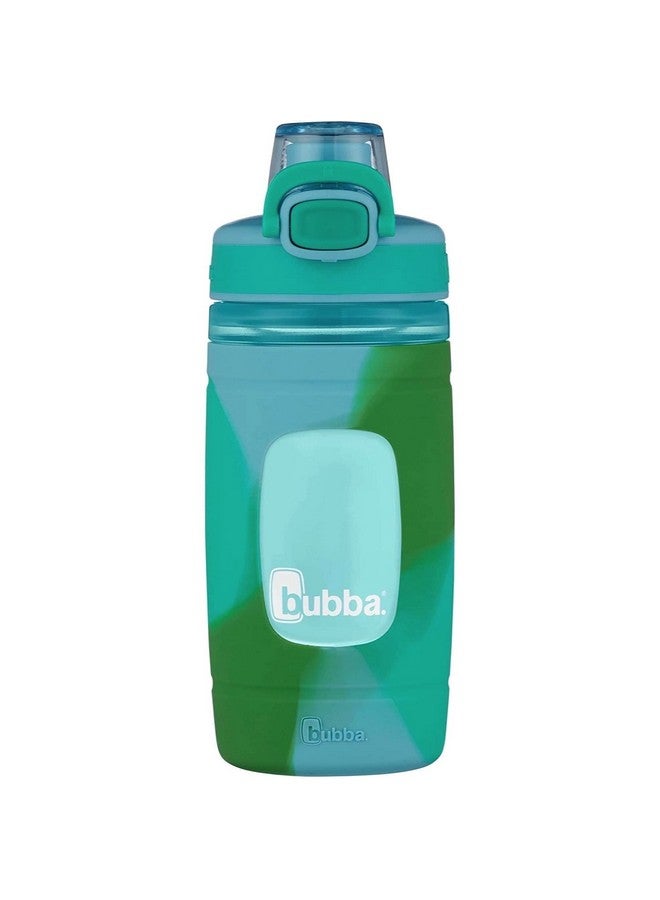 Bubba Flo Kids Water Bottle with Silicone Sleeve, 16oz., Rock Candy and Kiwi - Image 2