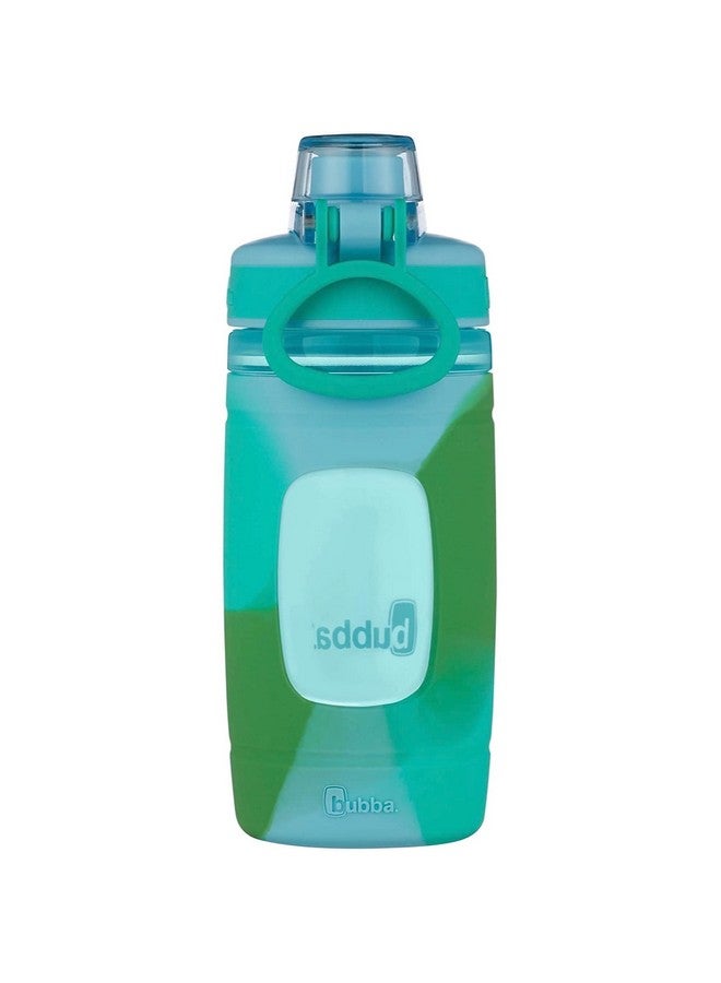 Bubba Flo Kids Water Bottle with Silicone Sleeve, 16oz., Rock Candy and Kiwi - Image 4