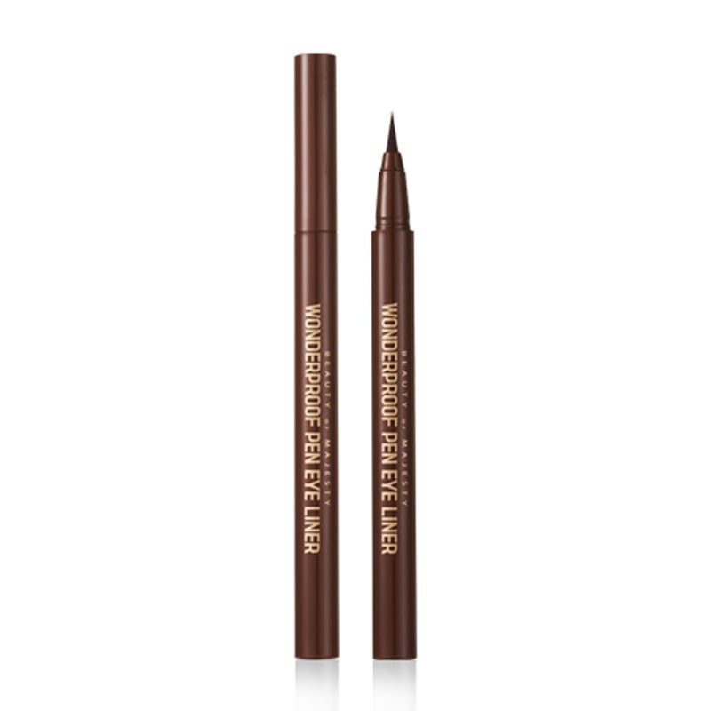 bom Wonderproof Pen Eyeliner Waterproof Liquid Eyeliner Pen Long Lasting Easy  Quick Drying Soft Brown