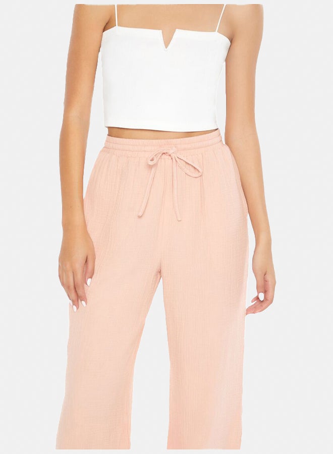 FOREVER 21 Wide-Leg Drawstring Pants - Image 4