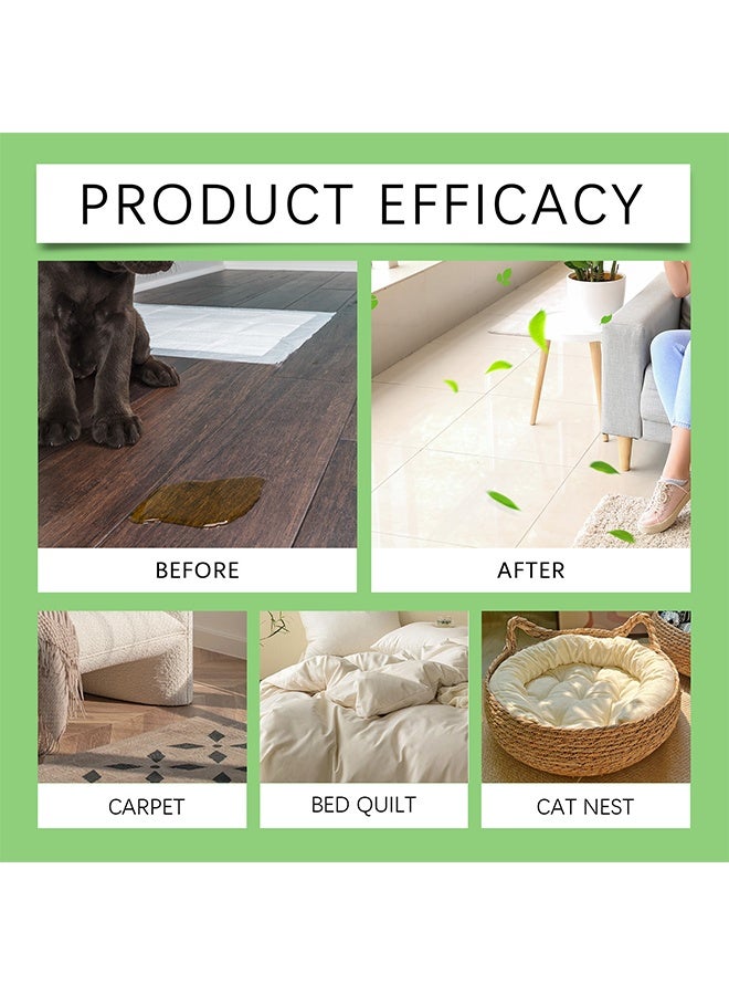 ييبونغ Stain & Odor Eliminator 120ml, Advanced Enzyme Formula for Dog & Cat Urine, Permanent Stain & Smell Remover for Carpets, Furniture & Floors, Gentle and Safe for Pets - Image 2