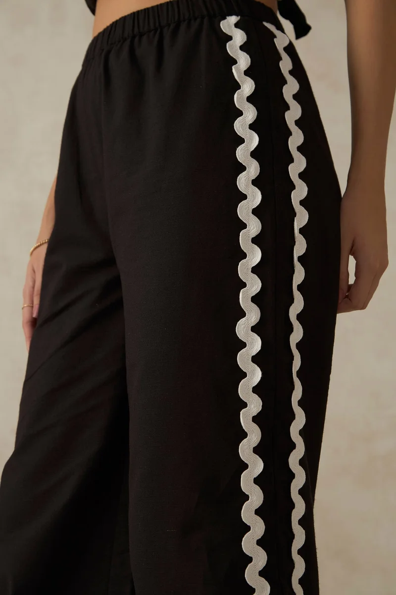 Virgio Cotton Flared Dinnerwear Pants for Women