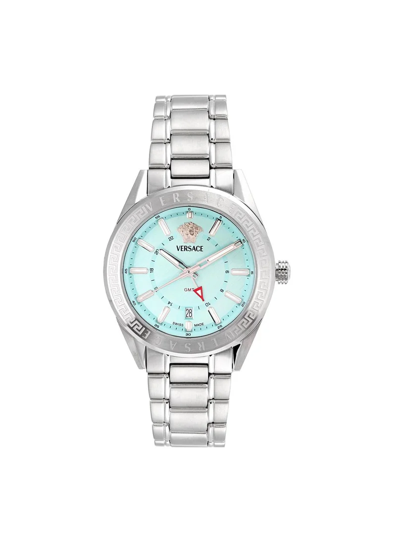 فيرزاتشي V-Code GMT Quartz Turquoise Dial Watch