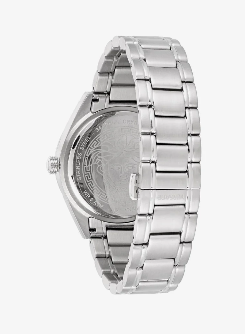 Versace  V-Code GMT Quartz Turquoise Dial Watch for Men | Best Price UAE
